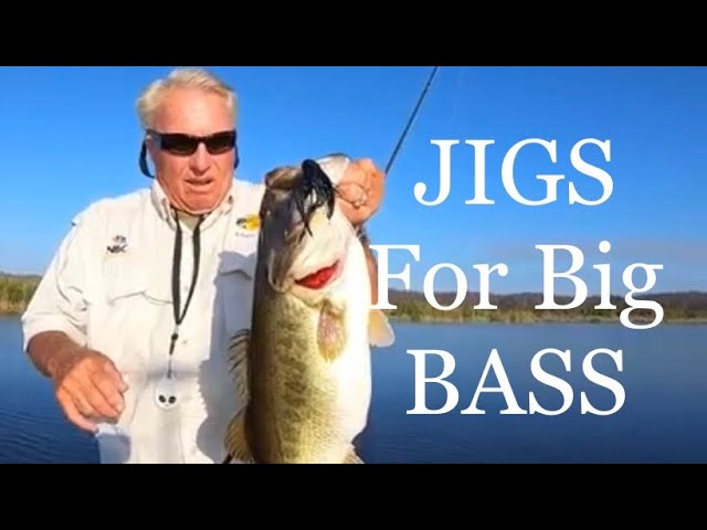 Jig fishing for bass with the Frugal Lures hand-tied puffy jig 