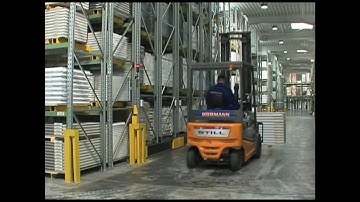 Mobile Pallet racking product demonstration video from BITO Storage Sytems Middle East