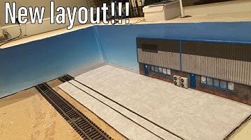 A Quick Look At My WIP Micro Layout | Cardboard Base!
