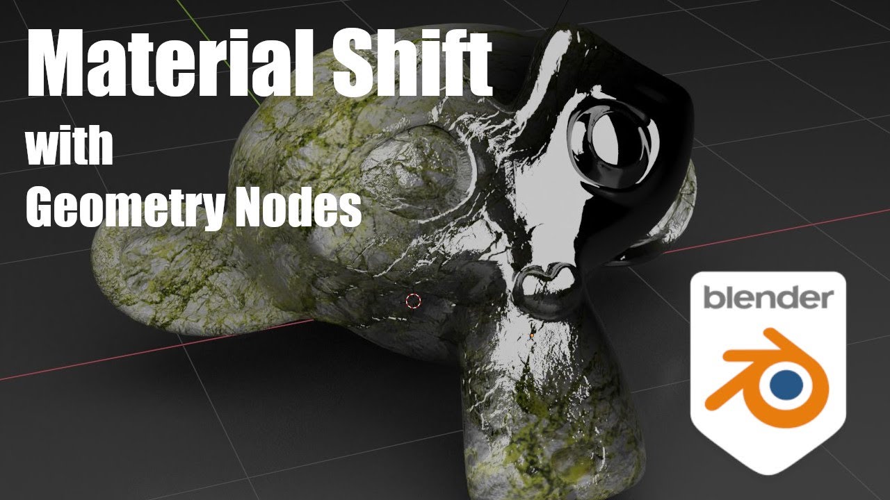 Cool Cycles Material Shift Effect with Blender 2.93 Geometry Nodes