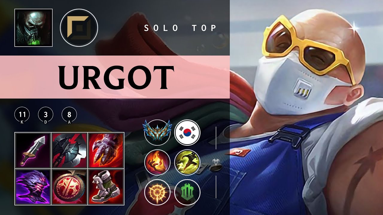 Urgot Top vs Jayce - KR Challenger Patch 25.22