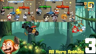 All Hero Animals (Part - 1) || Critter Clash : Slingshot Battle (Android,ios) Gameplay - Walkthrough screenshot 5