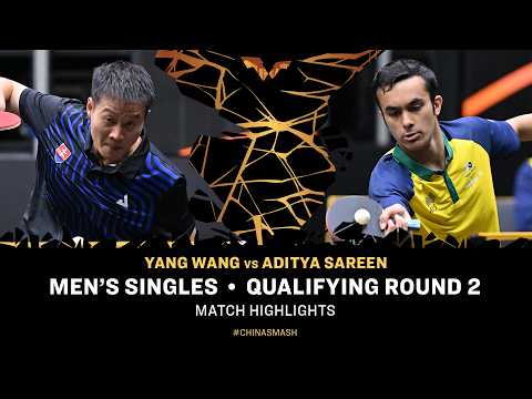 Yang Wang vs Aditya Sareen | MS QR2 | #ChinaSmash 2026