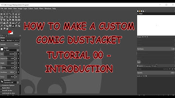 How to make a custom comic dustjacket - Tutorial 00 - Introduction