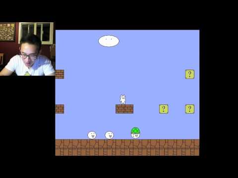 Cat Mario - FRUSTRATION BEGINS Level 1