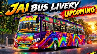 🎀🤯JAI BUS LIVERY UPCOMING | BUS SIMULATOR INDONESIA | BAALAJI BUS MOD IN BUSSID  screenshot 3