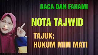 HUKUM MIM MATI - TAJWID AL-QURAN HUKUM MIM MATI - TAJWID AL-QURAN