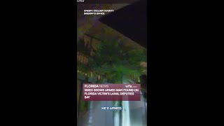 Video shows armed man found on Florida victim's lanai, deputies say