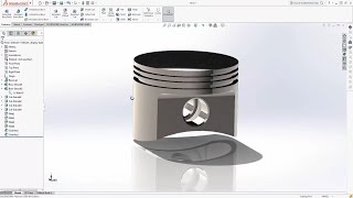 SOLIDWORKS TUTORIAL How to make a Piston | V6 Engine (Part 2) Net Worth