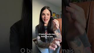 To apaixonada nessa cor de #batom Brulee da #contem1g 🖤 #maquiagem #dicasdemaquiagem #lipgloss