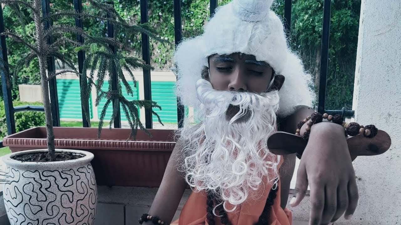 Ryan's Performance in sita swayamvar act as Rishi Vishwamitra  