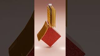 Gold Smooth 3D Cloth Drop Sim | Which one works best? #3danimation #satisfying #asmr