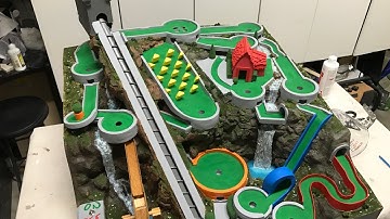 Mini Golf Marble Machine Build, Part 23 (Finale with a Splash)
