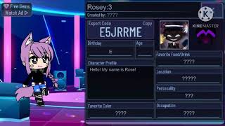Here is my oc  Export code
