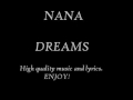 Nana  dreams with lyrics