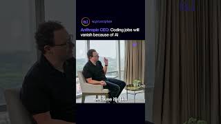 Anthropic CEO: Coding jobs will vanish because of AI #anthropic #claude