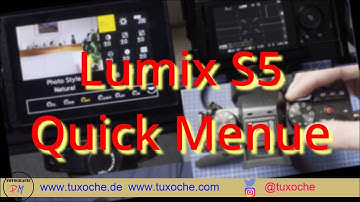 Lumix S5 Quick Menue configuration