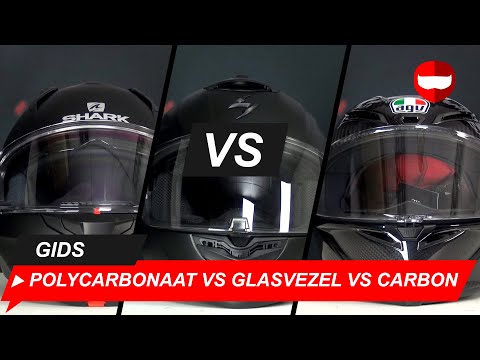 Polycarbonaat vs Glasvezel vs Carbon - ChampionHelmets.com