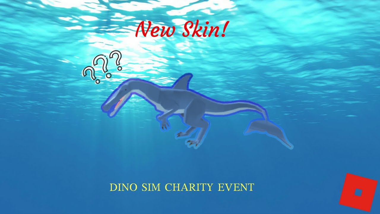 Dinosaur Simulator New Dolphin Charity Event Skin Youtube - roblox dinosaur simulator events