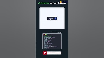 How to Create an Animated Logout Button with HTML and CSS  #HTML #CSS #WebDesign #CSSAnimation