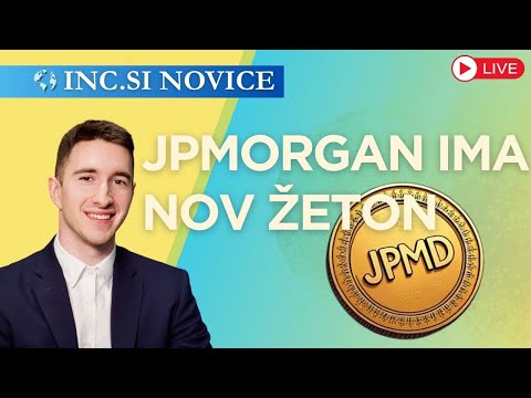 Stanje na kriptotrgu: JPMorgan predstavlja svoj kripto kovanec! #live