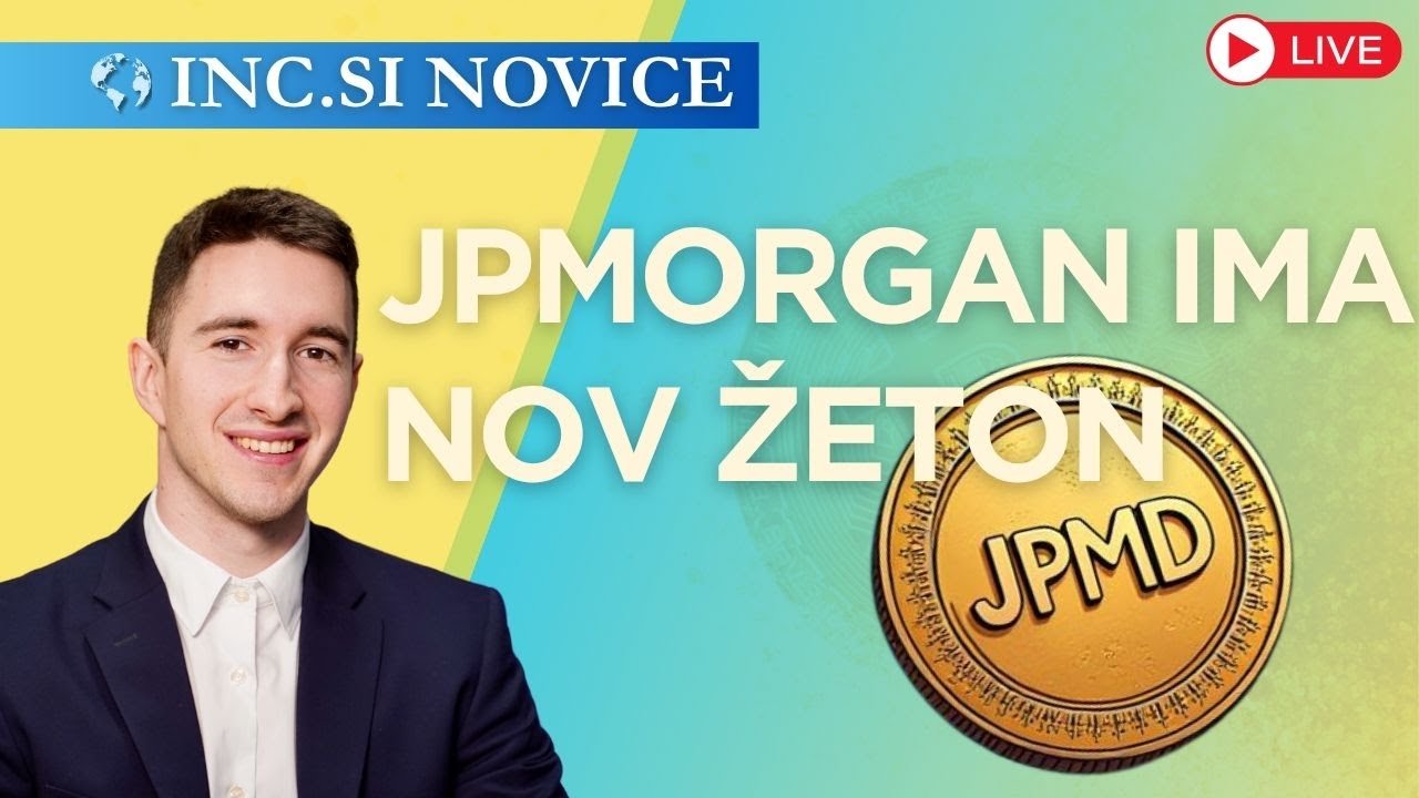 Stanje na kriptotrgu: JPMorgan predstavlja svoj kripto kovanec! 
