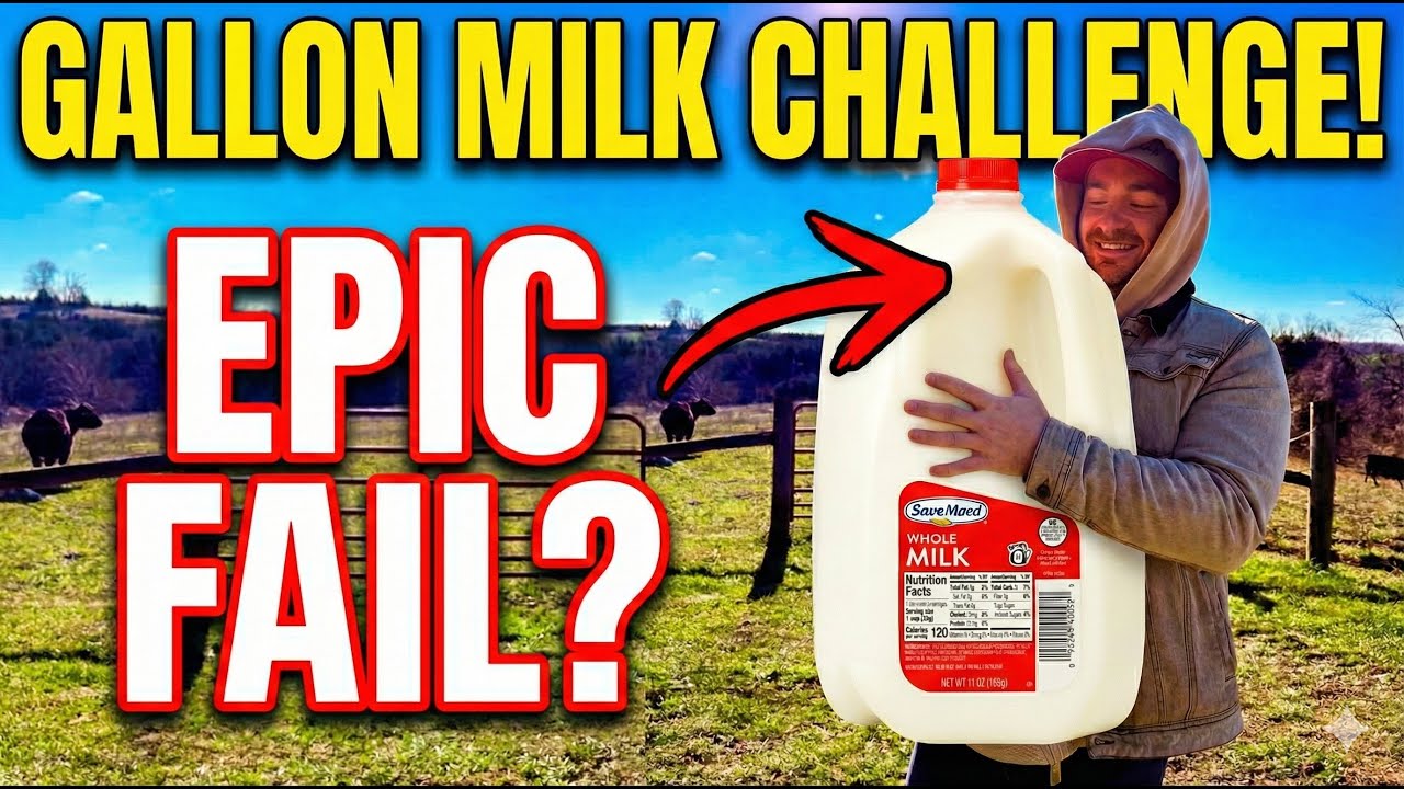 Tyler drinks gallon of milk while reading the 2026 CrossFit Games rulebook