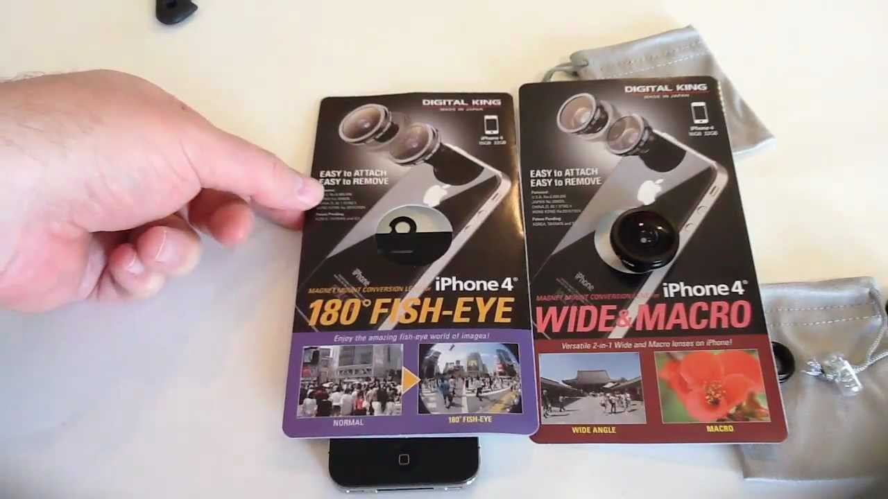 Compuexpert Digital King iPhone 4/4S Fish-Eye, Wide and Macro Attachable Lenses Review