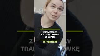 Z 10 metrów trafia w punkt wielkości główki od szpilki