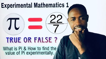 Experimental Mathematics:The Archimedes’ Constant.How to find the value of Pi practically.