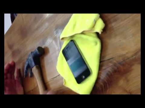 SmashProof Screen Guardian Hammer Test on iPhone 5