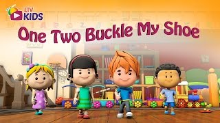 One Two Buckle My Shoe with Lyrics | LIV Kids Nursery Rhymes and Songs | HD Resimi