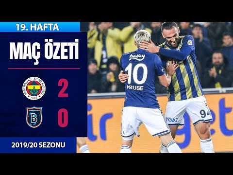 ÖZET: Fenerbahçe 2-0 M. Başakşehir | 19. Hafta - 2019/20