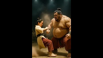 He takes 4 punches… then ends it with one slap 😱🔥 #martialarts #shorts"