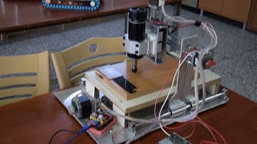 Arduino Uno ile CNC Router yapımı 6. Bölüm - Kazıma denemesi #23