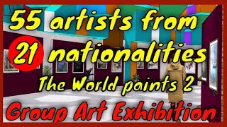 The World paints 2, The Ministry of Culture Irbid Culture Directorate,  Aldar Art Gallery,