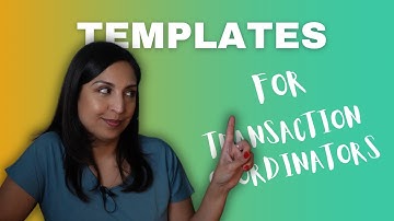 Save Hours with Templates: Must-Have Transaction Coordination Tools!⏱️