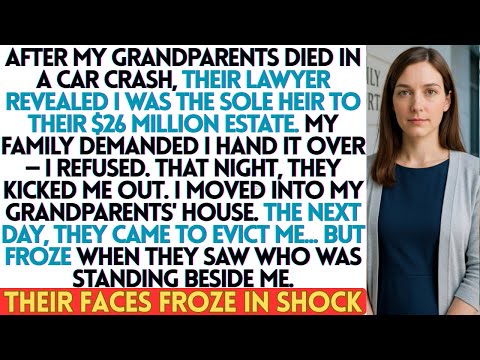 My Grandparents Died, I Inherited $26 Million  My Parents Demanded It—When I Refused