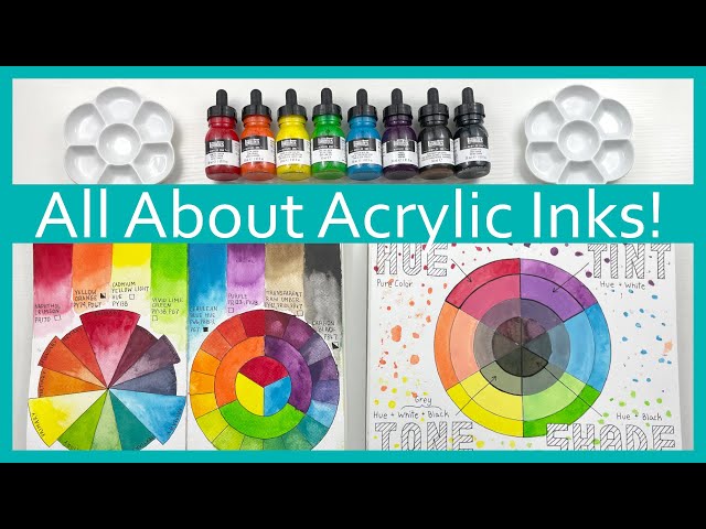 Acrylic Ink Colors, Acrylic