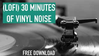 [ANALOG DROPS] 30 Minutes of Loopable Vinyl Static Noise Sample (Lofi)