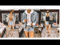 7 ways to style Agolde Parker Jeans Shorts