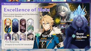 Major Update New 5 Star Banner Rework Varka, Maiden, Sandrone Kitrelease Date - Genshin Impact