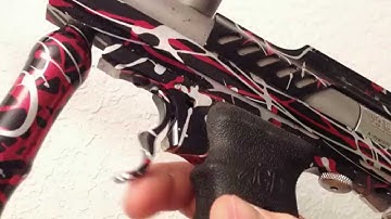 Automag Red Splash Frame with Alternate Trigger Spring
