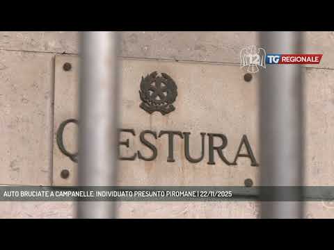 AUTO BRUCIATE A CAMPANELLE: INDIVIDUATO PRESUNTO PIROMANE | 22/11/2025