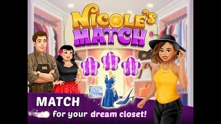 Nicole's Match - Dress up Match-3 game screenshot 3