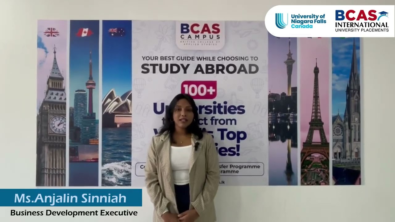 Apply Now to the University of Niagara Falls| Canada | BCAS International Placements
