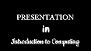 Introduction to Computing (IT113) Module 2 (BSIT-1A)