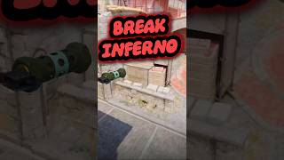 Inferno Flash For B-Site (BREAK INFERNO) 🤯 #cs2 #shorts #inferno