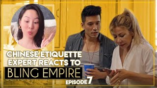 Chinese Etiquette Expert Reacts to Bling Empire - Episode 7