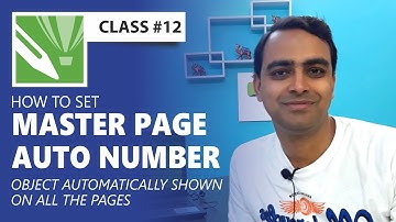 How to Create Master Page in Corel Draw | Object manager in coreldraw| | Graphic Tutorial